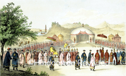 /data/Original Prints/Miscellaneous/APPROACH OF THE EMPEROR OF CHINA TO RECEIVE THE BRITISH AMBASSADOR.jpg